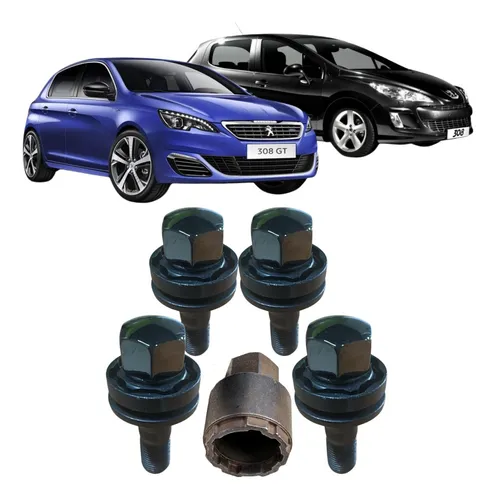 comprar Be8mx Protege Tus Llantas Con Birlos Galaxylock Peugeot 308 