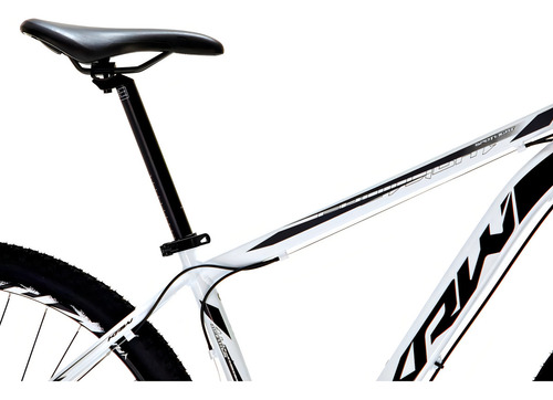 Bicicleta Aro 29 Krw Alumínio 27vel Hidráulico Com Trava S9 Cor Branco/preto