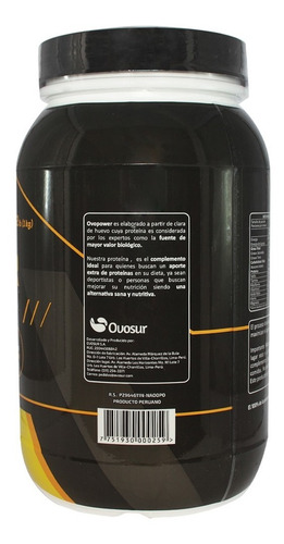 Imagen 2 de 3 de Ovo Power 100% Albumina De Clara De Huevo - Proteína