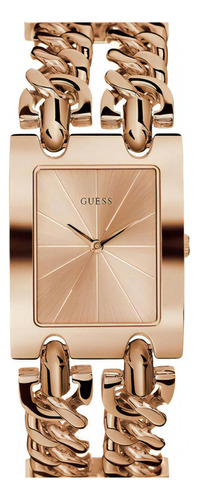 Reloj Guess W1117l3 para mujer, correa, color rosa, bisel, color rosa, color de fondo, rosa