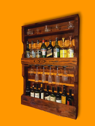 Bar Botellero En Madera ..