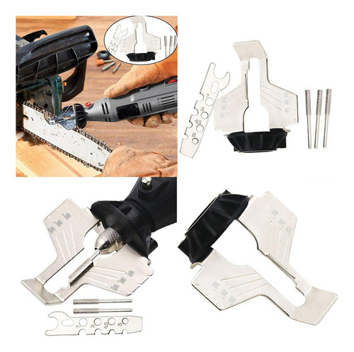 Kit Afilado Cadena Motosierra, Viene Con Taladro Y Regla