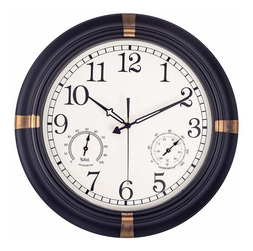 Reloj Impermeable Para Exteriores Reloj De Pared Grande Con 