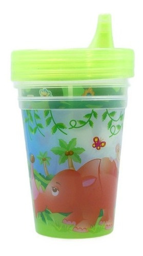 Vaso Cooler Antiderrame  Zoo 3 Piezas