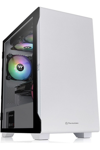 Gabinete Thermaltake S100 Tg, Snow Edition, Vidrio Templado