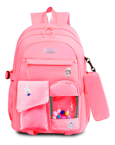 Mochila Mundo Do Comercio Presente Tik Tok Dia Das Crianças Cor Rosa 20l