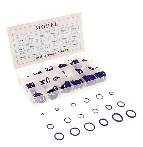 - 1 Set De Sellos De O-rings For Sellar Refrigerante De Aire