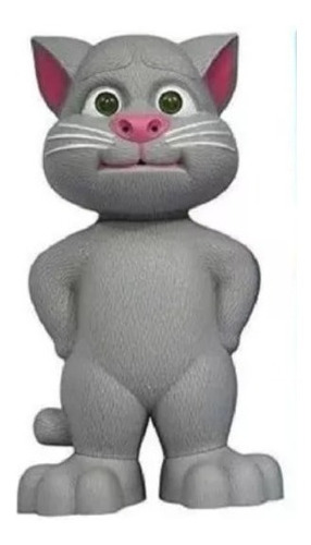 Gato Tom Juguete Para Niños Con Sensor De Voz Y Golpes 