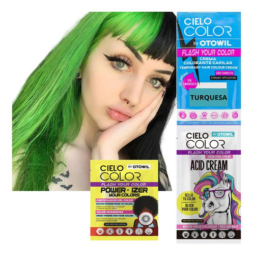 Kit Cielo Color Otowil  Coloracion + Power Ized + Acid Cream