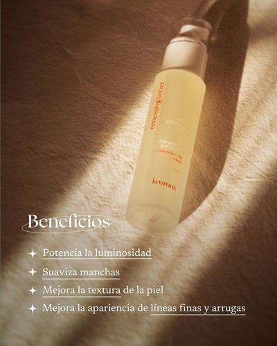 Renewing Toner Kosmos Tónico Exfoliante y Renovador Con Glicólico 7% y láctico 3% Ideal para tratar manchas y prevenir los signos del envejecimiento 50ml