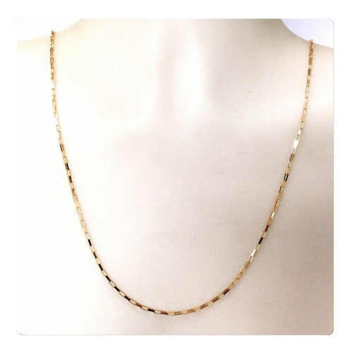 Cordão Corrente Masculino 60cm De Ouro 18k Com 2 Grs
