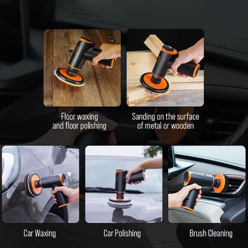 Máquina Pulidora Inalámbrica Para Coche, Pulidora De Carga