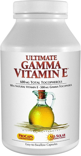 Vitamina E 600mg Gamma Definitiva - Unidad a $8758