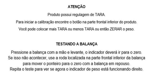 Balança corporal mecânica Brasfort 7554, até 130 kg