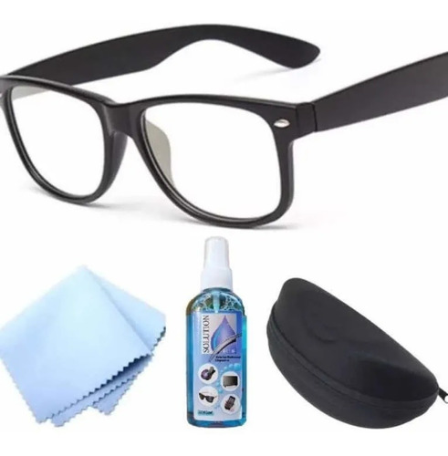 Lentes Computadora Anti Luz Azul Protege Ojos Rojos + Kit