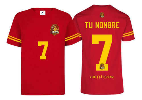 Playera Gryffindor Harry Potter Quidditch Hogwarts