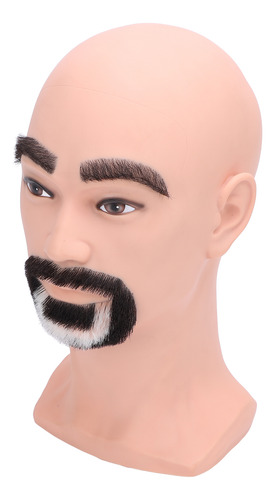 Maniquí Ergonómico De Resina Pvc Para Recortar Barba Con Cab