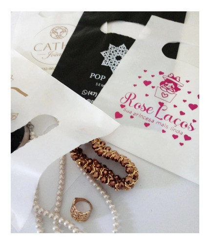 Sacola Plástica Personalizada 16x22 (0,12) Promoção 250 Unid