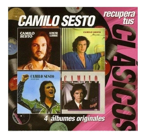 Camilo Sesto Amor Libre Algo Mas Tuyo 4 Discos Cd