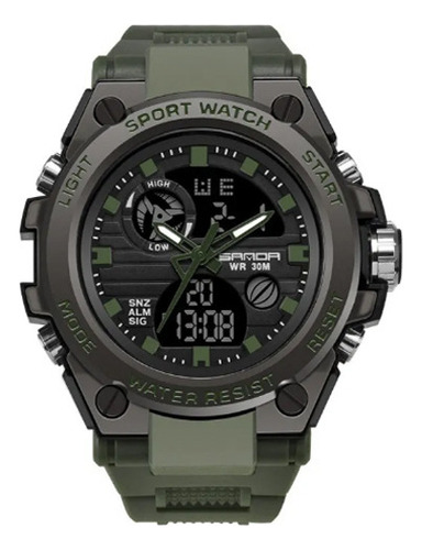 Reloj Militar Resistente Al Agua Sanda739 Fashion For Hombre