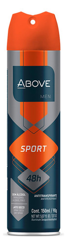 Desodorante Antitranspirante Above 48 Hours Sport 90 Ml Para
