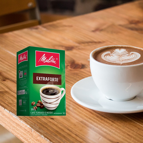 Kit 2 Café Torrado E Moído Extraforte Caixa 250g Melitta