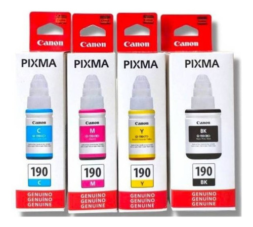 Tintas Canon Gl 190 Original Pixma G3101 G2101 G4110 G3100