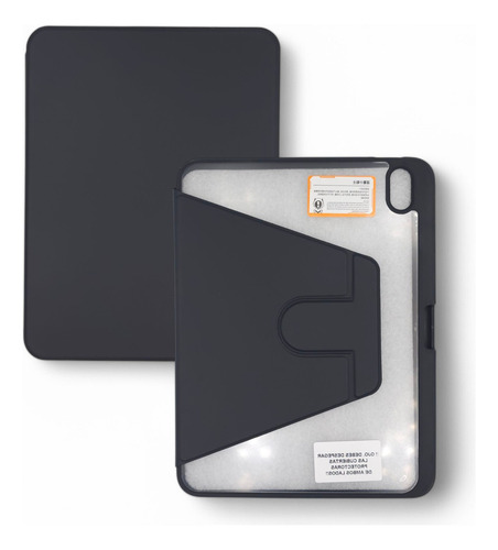 Funda Delgada Clear 360º Para iPad 11 Pulgadas A16 Color Negro