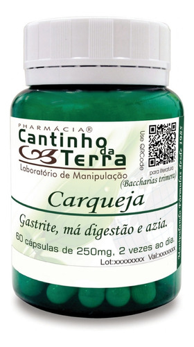 Capsula Carqueja 250mg - 60caps