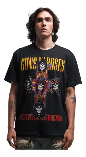 Camiseta Guns And Roses Appetite For Rock Activity