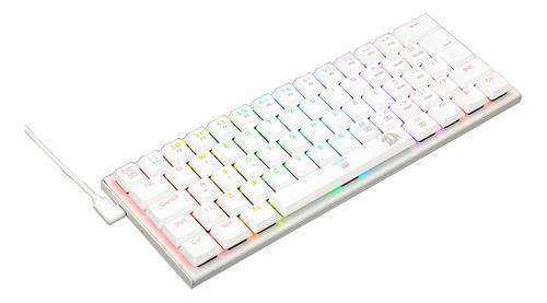 Redragon Anivia Lunar White Rgb Switch Azul Lunar White Português Abnt2