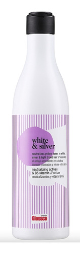 Glossco White & Silver Shampoo 500ml Shampoo Matizante