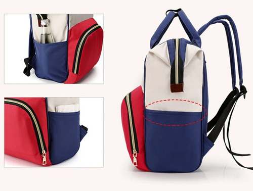 Mochila Pañalera Impermeable Multifunción Para Bebe Moda