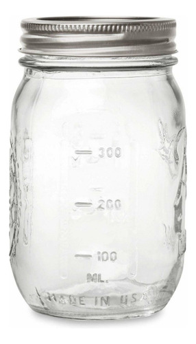 Frasco Mason Jar Ball 16oz Vaso Vidrio Tarro Bebida 12 Pack