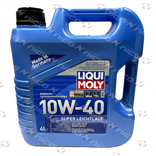 Aceite Liqui Moly 10w-40 4l