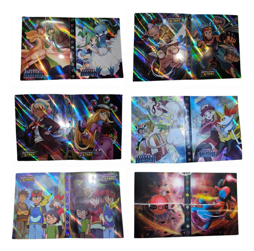 Carpeta Album Coleccionador Pokémon Holográfico Para 240 Car Blastoise Y Gyarados Blastoise Y Gyarados