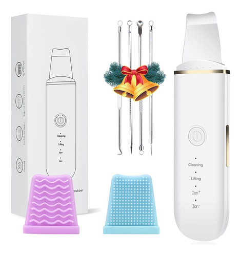 Limpiador Facial Peeling Ultrasónico, Skin Scrubber Para