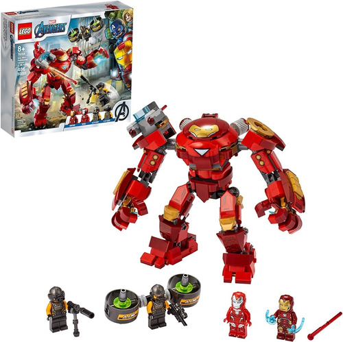 Lego Marvel Avengers Iron Man Vs A.i.m 456 Piezas Juguetes