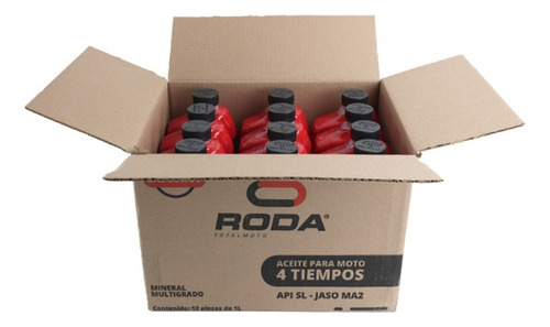 Aceite Premium 4t 20w-50 Api Sljaso Ma2 1l C/12 Roda +regalo
