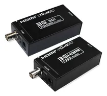 Comprar Convertidor Hdmi A Sdi Bnc 1080p 3g + Convertidor Sdi A Hdmi