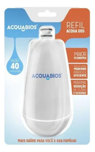 Recambio para purificador Acqua 05 Acquabios, color blanco
