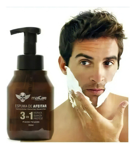 Maxcare® Espuma De Afeitar Sin Alcohol 3 En 1 Shaving 350ml