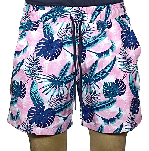 Short Estampado Hombre - Rosa