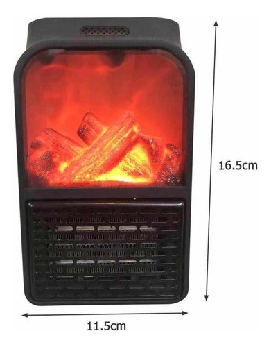 Imagen 6 de 7 de Estufa Termoventilador Electrico Panel Calefactor 900watts