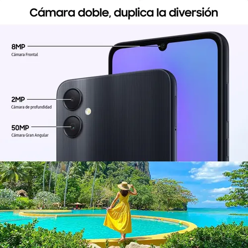 Celular Samsung Galaxy A05 64gb/4gb Negro + Mi Band 9 Active