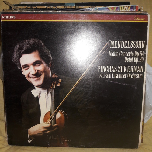 Vinilo Orquesta Chamber Zukerman Violin Mendelssohn Cl2
