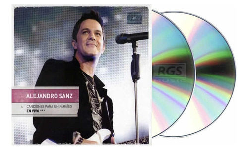 Alejandro Sanz Canciones Para Un Paraíso En Vivo Cd Y Dvd Nu