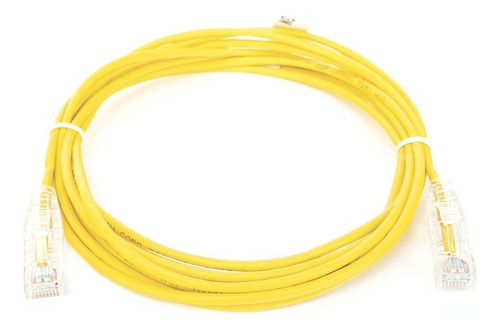 Patch Cord Cable De Parcheo Slim Utp Cat6 3 M Amarillo