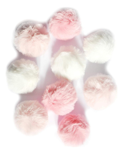 Juguete Para Gatos: Pelota Peluda Con Campana Color Rosa