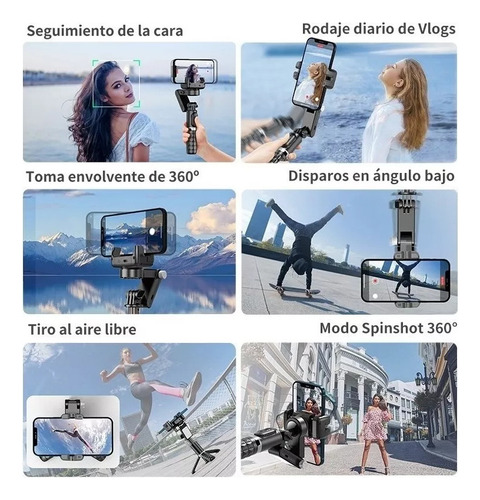 Gimbal Estabilizador De 360 Grados Para Celular Selfies